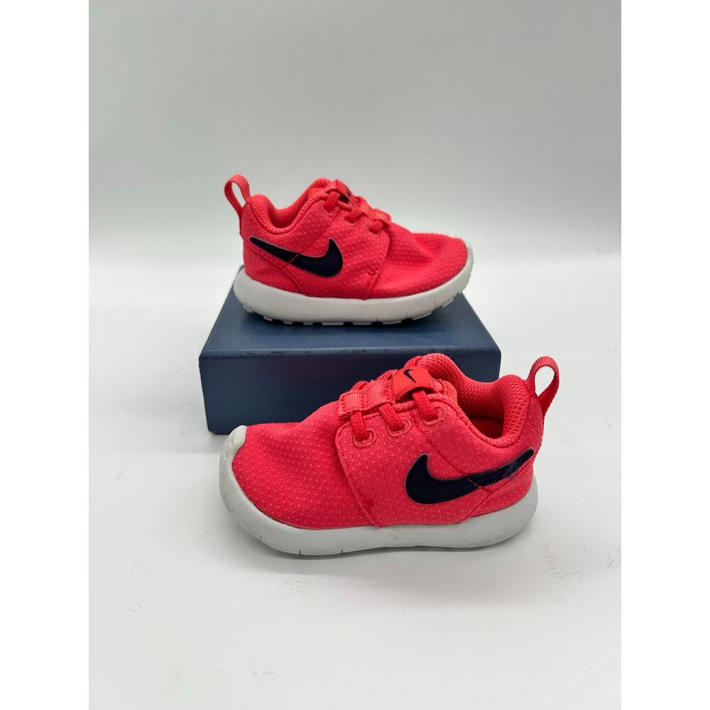Nike Roshe One Ember Pink Toddler Athletic Sneaker Running Outdoor Shoes 4C - Picture 6 of 7